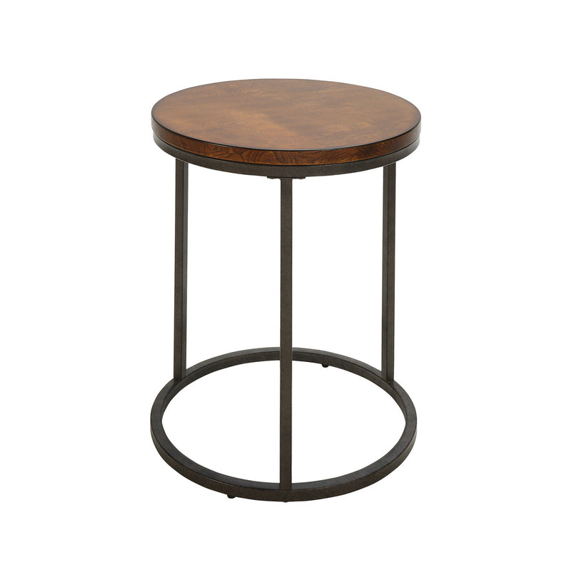 20" Black And Gray Manufactured Wood Square End Table By Homeroots | End Tables | Modishstore