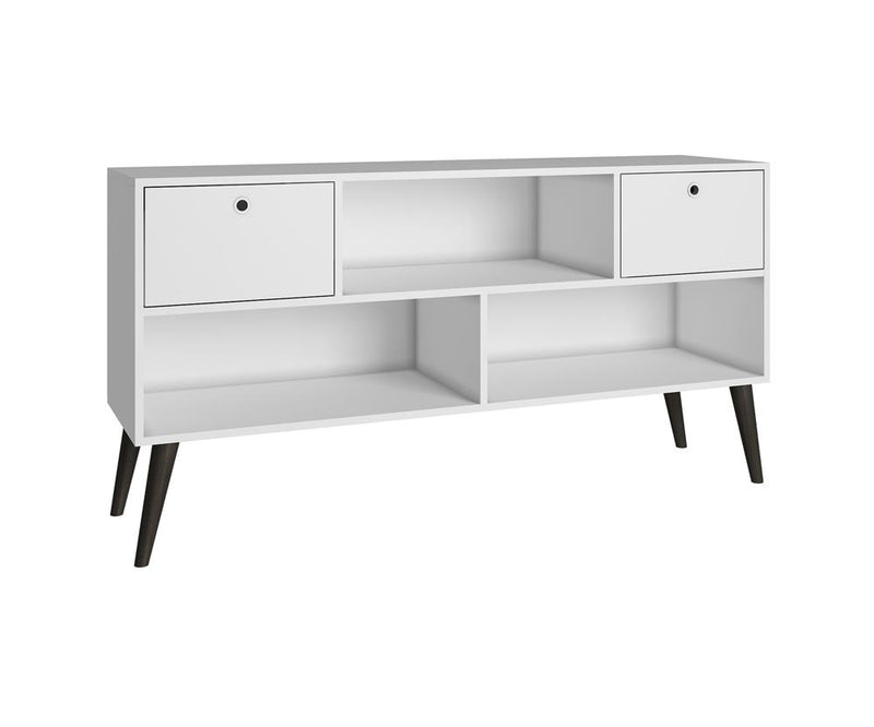 Accentuations by Manhattan Comfort Modern Uppsala TV Stand with 3 Shelves and 2 Drawers | TV Stands | Modishstore-3