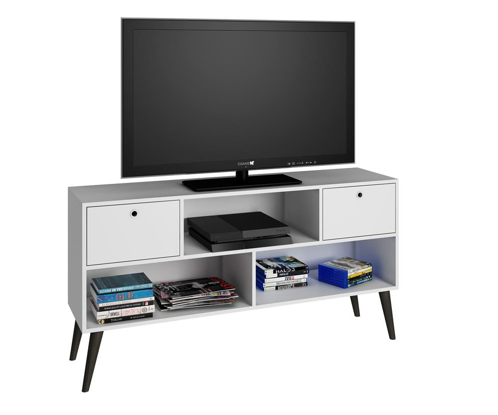 Accentuations by Manhattan Comfort Modern Uppsala TV Stand with 3 Shelves and 2 Drawers | TV Stands | Modishstore-2