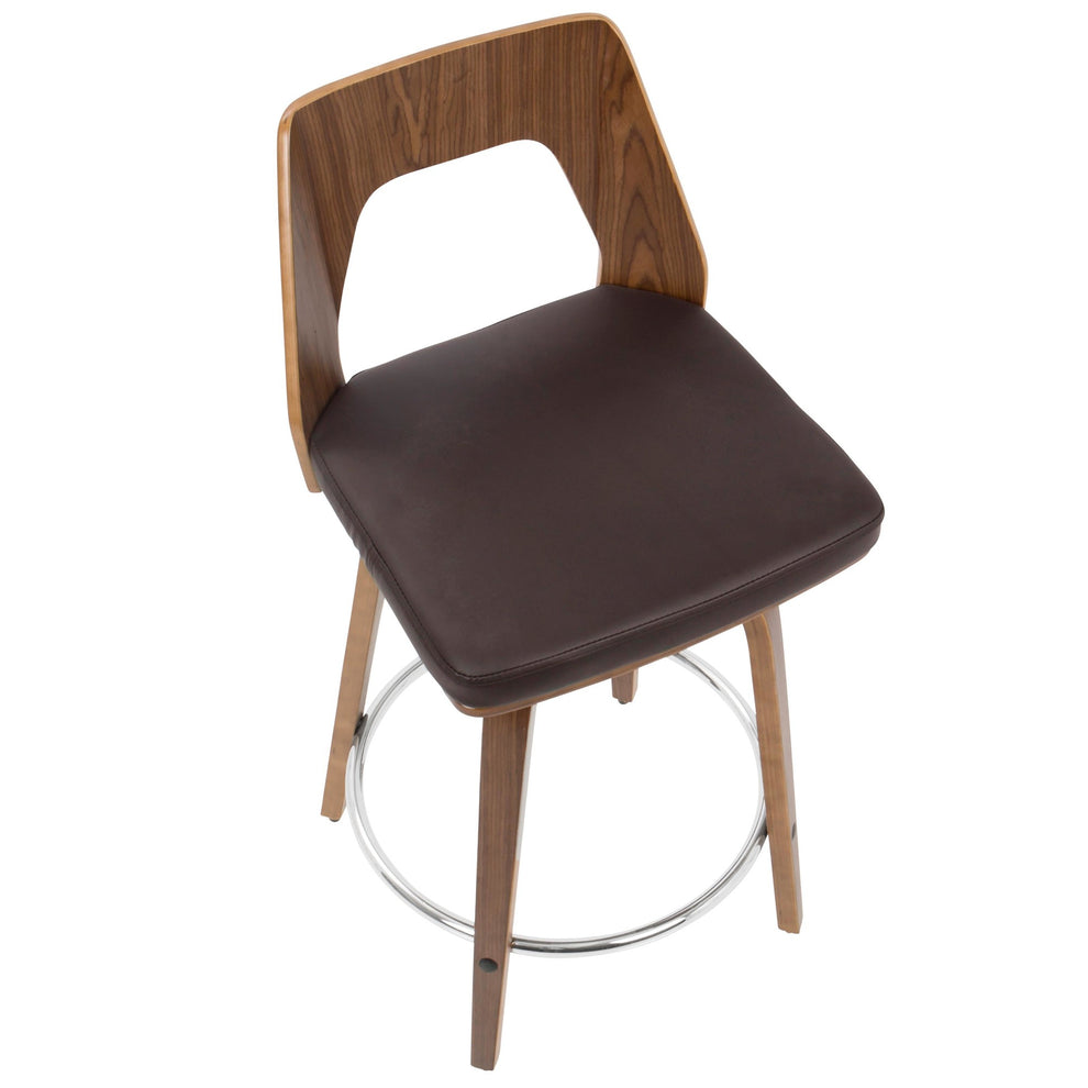 LumiSource Trilogy 24" Counter Stool - Set of 2-11