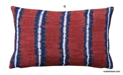 Roost Shibori Linen Pillows