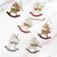Rocking Reindeer-Set of 5 ornaments- By Artisan Living-ALX106-2