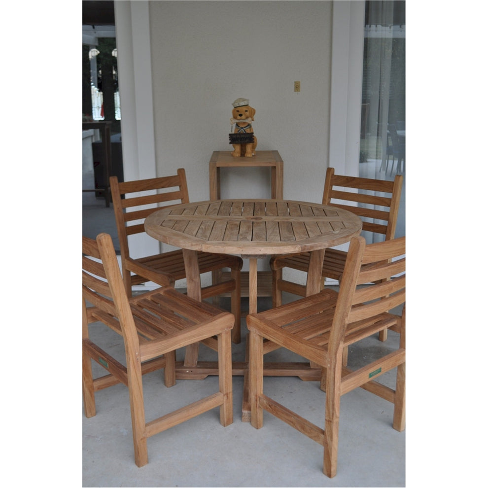 Descanso Windham 5-Pieces Dining Set By Anderson Teak | Outdoor Dining Sets | Modishstore - 3
