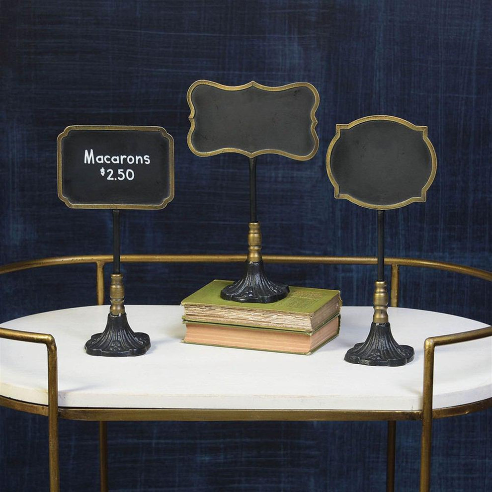 HomArt Carrel Chalkboard Stand - Set of 4 | Modishstore | Stands