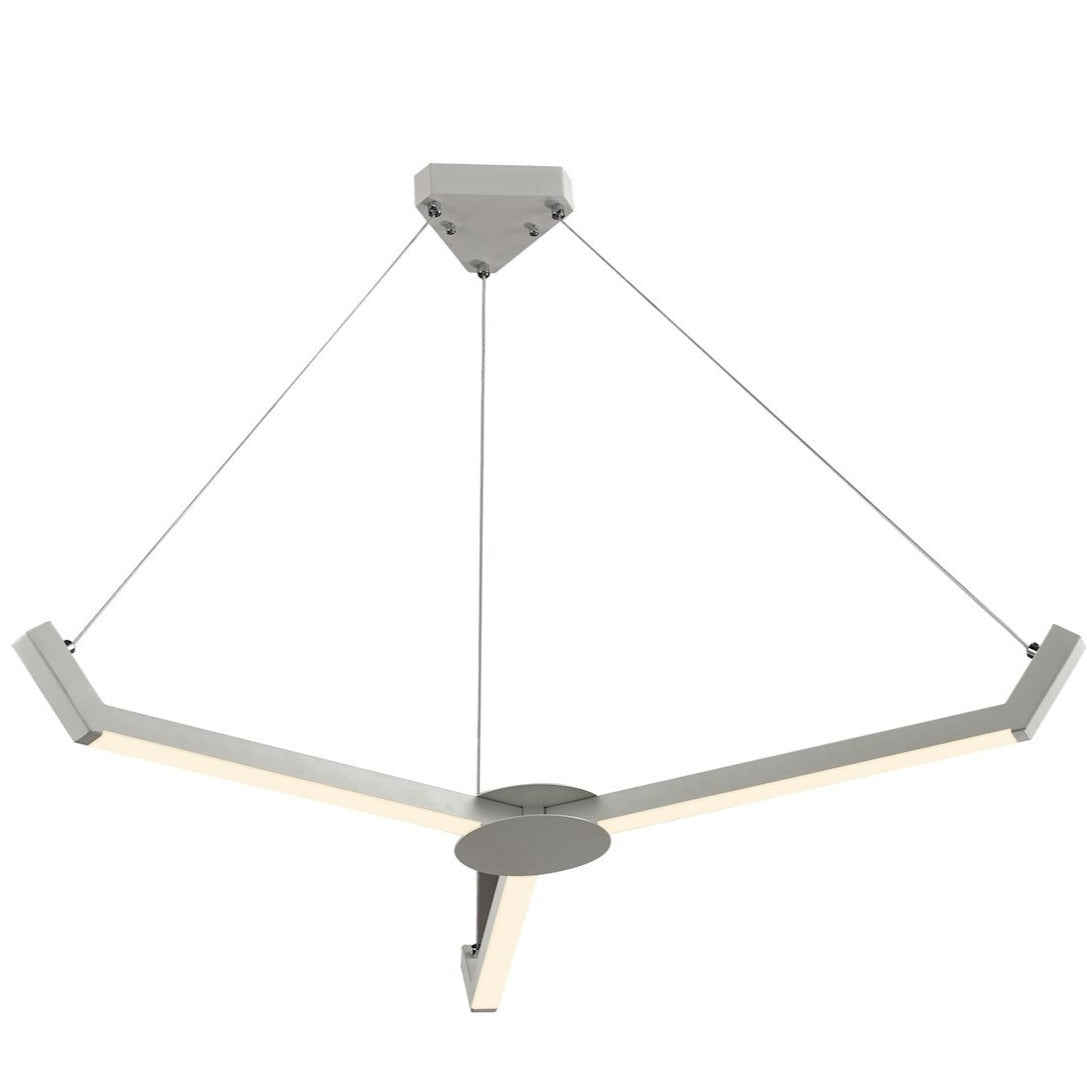 Zuno Integrated LED Chandelier in Matte White ELK Lighting | Chandeliers | Modishstore