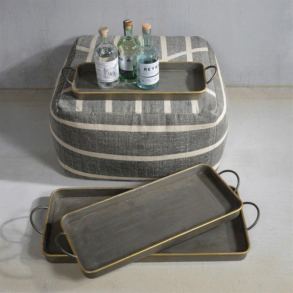 HomArt Archer Galvanized Trays - Thumbnail 4