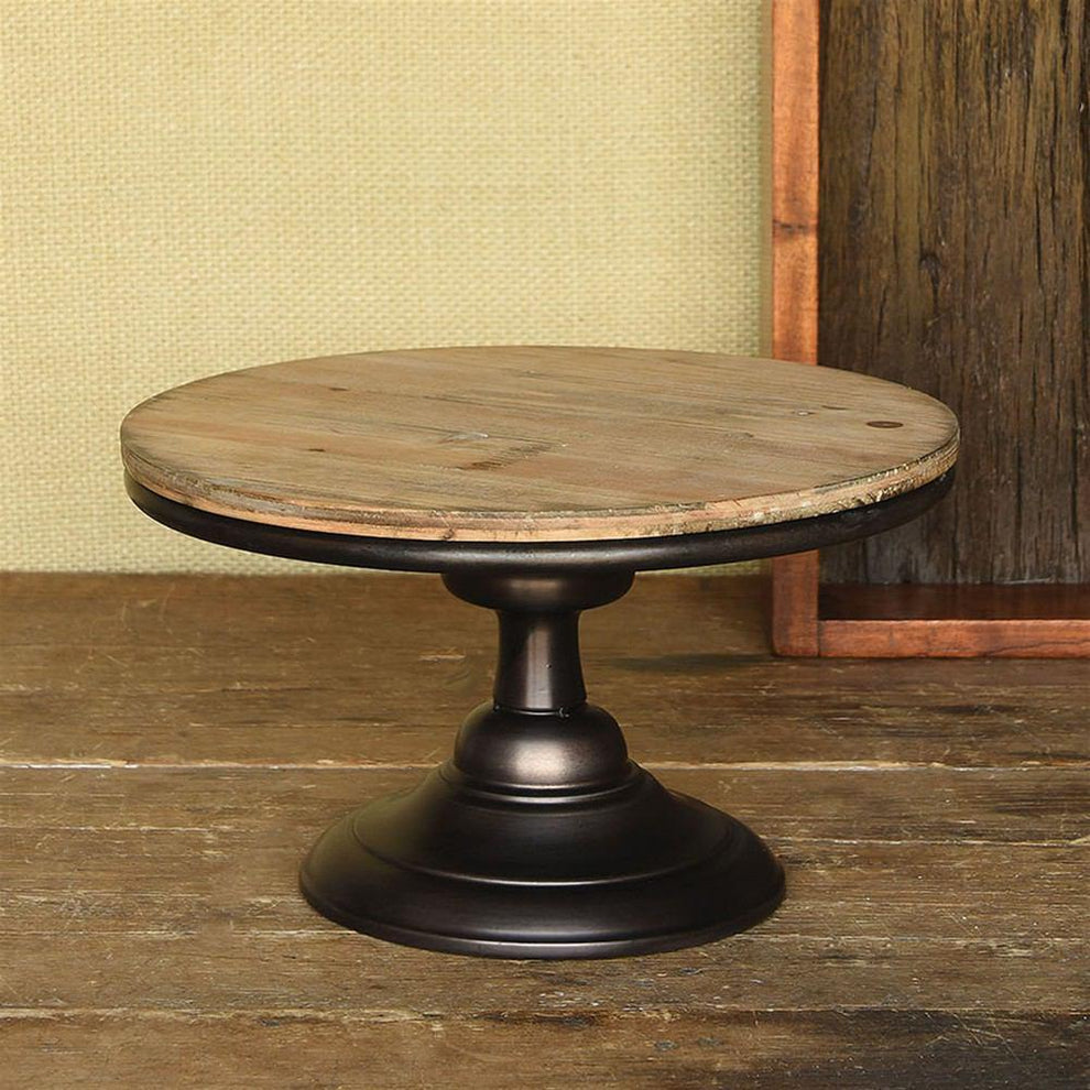 HomArt Glenn Wood and Metal Pedestal-4