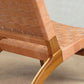 Masaya Lounge Chair - Barley Leather | Lounge Chairs | Modishstore - 15
