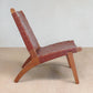 Masaya Lounge Chair - Saddle Leather And Royal Mahogany | Lounge Chairs | Modishstore - 3