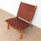 Masaya Lounge Chair - Saddle Leather And Royal Mahogany | Lounge Chairs | Modishstore - 4
