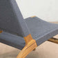 Masaya Woven Lounge Chair - Charcoal | Lounge Chairs | Modishstore - 6