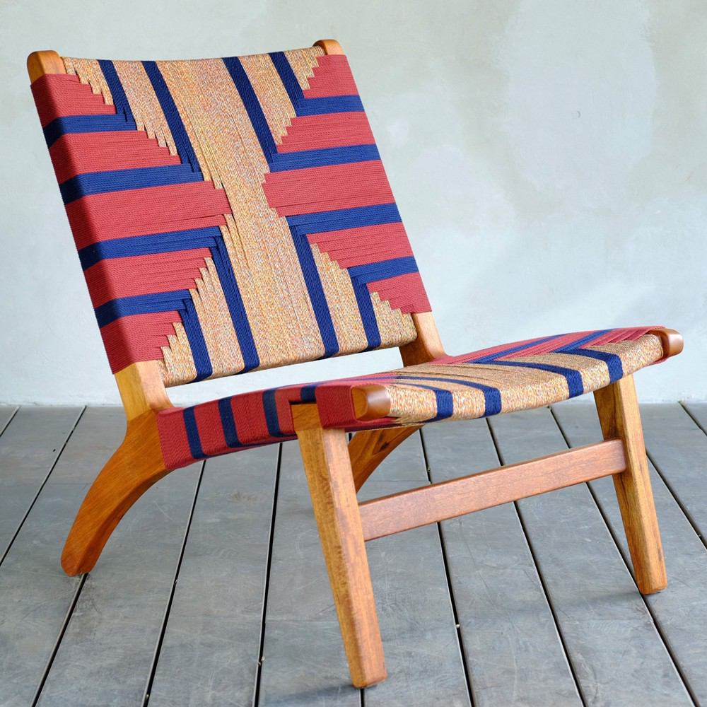 Masaya Lounge Chair - Momotombo Pattern | Lounge Chairs | Modishstore - 12