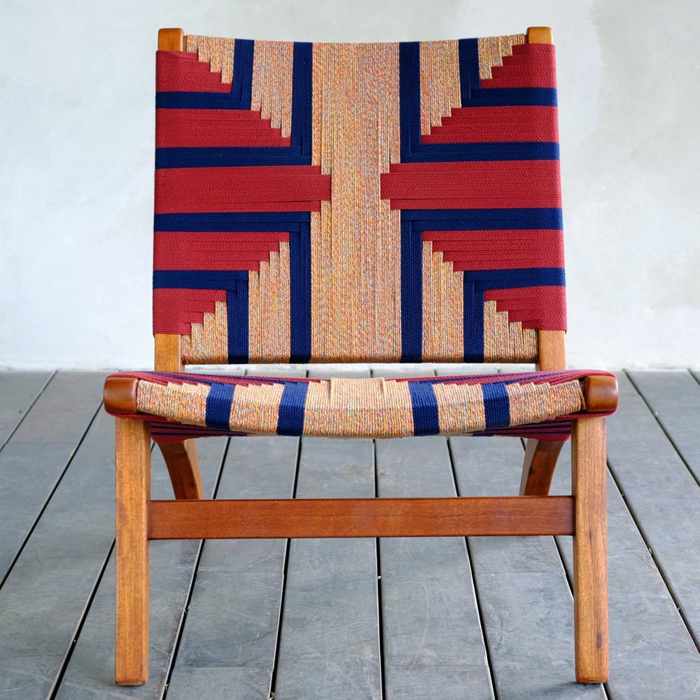 Masaya Lounge Chair - Momotombo Pattern | Lounge Chairs | Modishstore - 10
