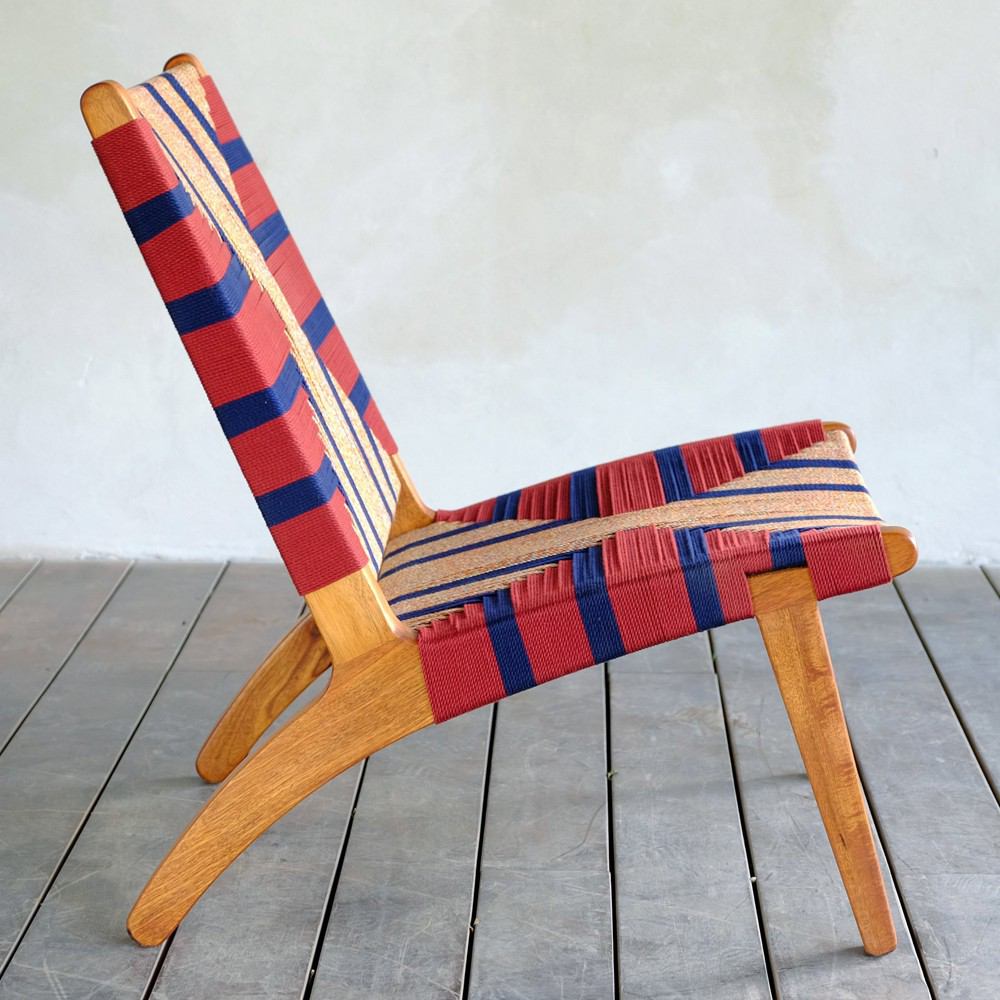 Masaya Lounge Chair - Momotombo Pattern | Lounge Chairs | Modishstore - 11