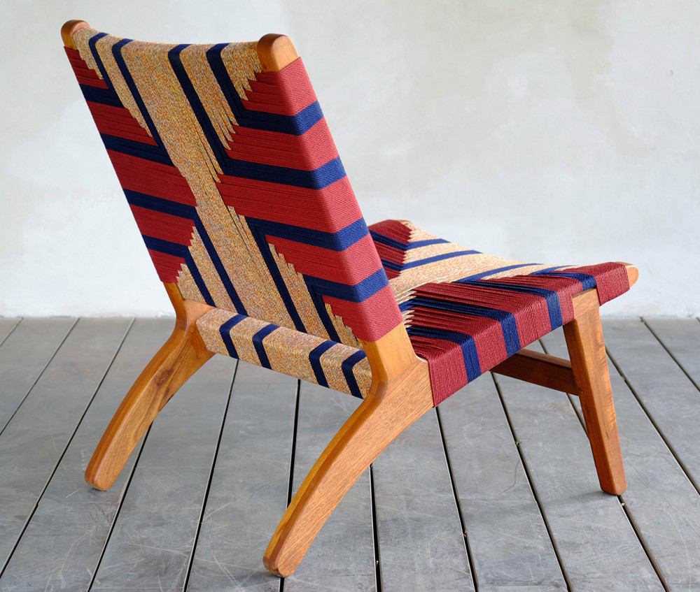 Masaya Lounge Chair - Momotombo Pattern | Lounge Chairs | Modishstore - 9