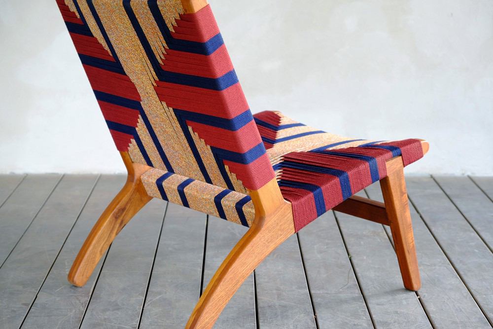 Masaya Lounge Chair - Momotombo Pattern | Lounge Chairs | Modishstore - 8