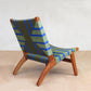 Masaya Lounge Chair - Emerald Coast Pattern And Royal Mahogany | Lounge Chairs | Modishstore - 6