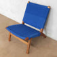 Masaya Lounge Chair - Azulina And Royal Mahogany | Lounge Chairs | Modishstore - 4