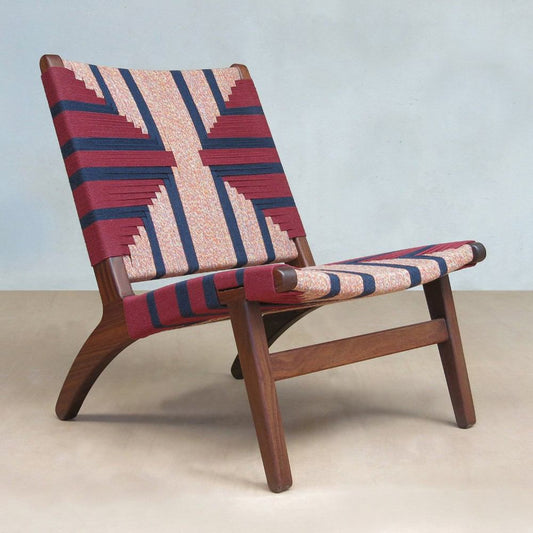 Masaya Lounge Chair - Momotombo Pattern | Lounge Chairs | Modishstore