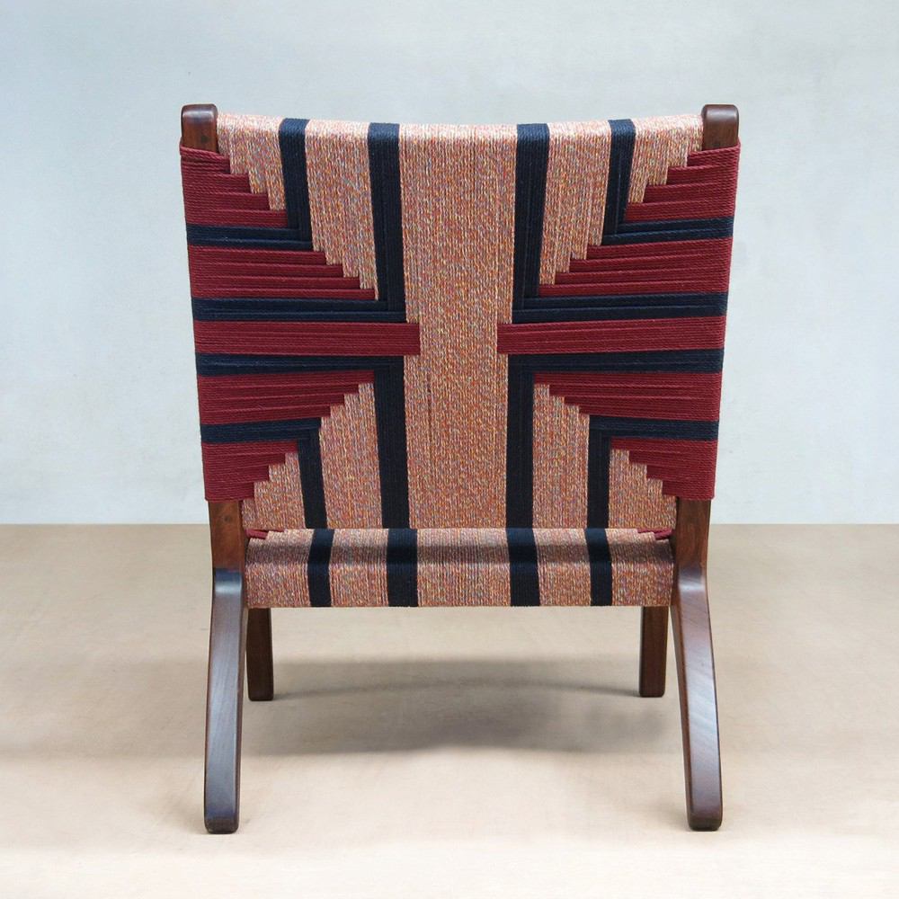 Masaya Lounge Chair - Momotombo Pattern | Lounge Chairs | Modishstore - 3
