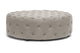 Baxton Studio Cardiff Beige Linen Modern Tufted Ottoman | Ottomans | Modishstore