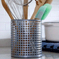 Edison Utensil Cup-Silver (Set of 6) by Texture Designideas | Kitchen Accessories | Modishstore-2
