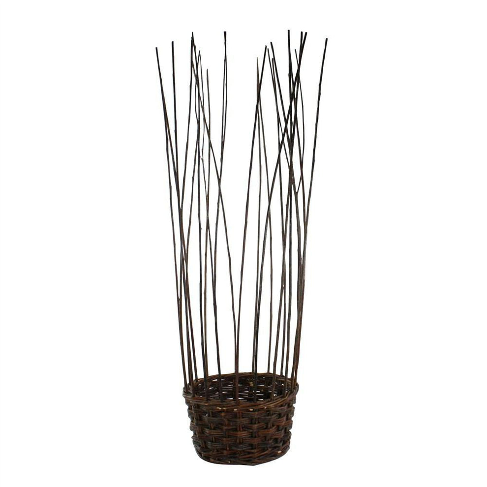 HomArt Willow Gathered Baskets - Set of 2 - natural-3