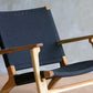Masaya Arm Chair - Handwoven Black Manila & Teak Hardwood | Armchairs | Modishstore - 11