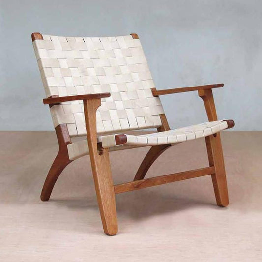 Masaya Abuelo Mid Century Lounge Chair - Royal Mahogany | Lounge Chairs | Modishstore