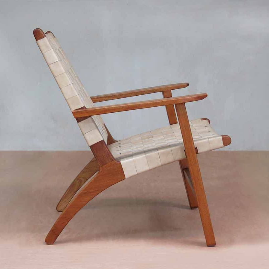 Masaya Abuelo Mid Century Lounge Chair - Royal Mahogany | Lounge Chairs | Modishstore - 4