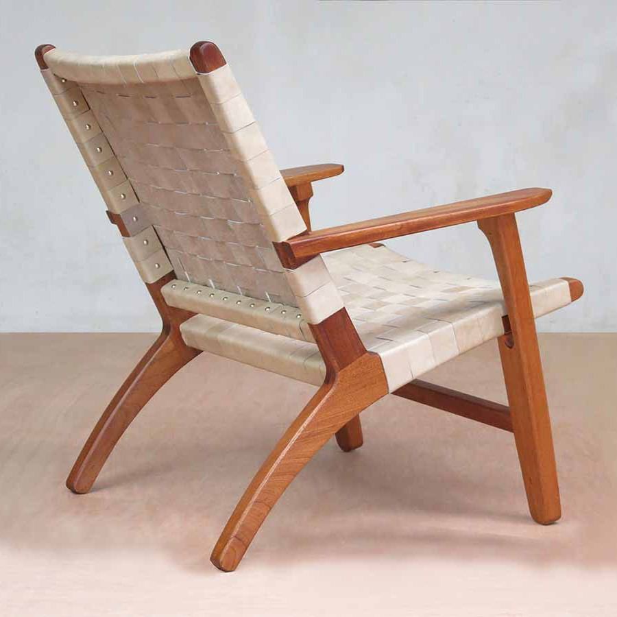 Masaya Abuelo Mid Century Lounge Chair - Royal Mahogany | Lounge Chairs | Modishstore - 3