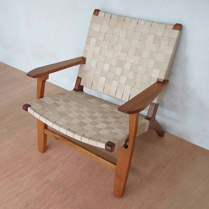 Masaya Abuelo Mid Century Lounge Chair - Royal Mahogany | Lounge Chairs | Modishstore - 2