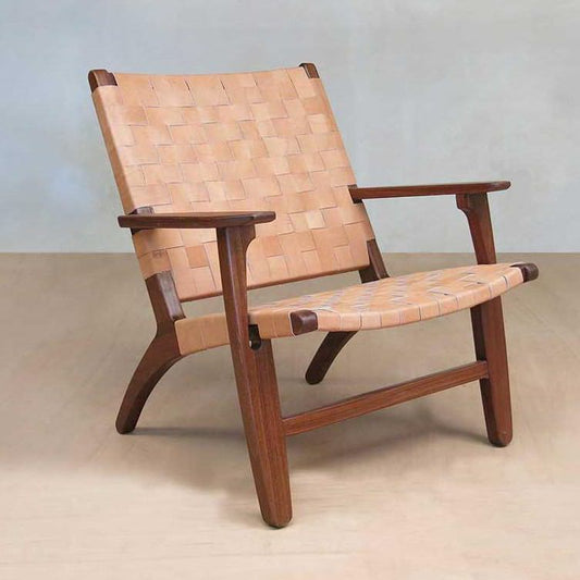 Masaya Abuelo Hardwood Lounge Chair - Rosita Walnut | Lounge Chairs | Modishstore