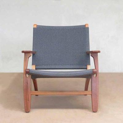 Masaya Build Your Own - Abuelo Woven Manila Lounge Chair | Lounge Chairs | Modishstore - 2