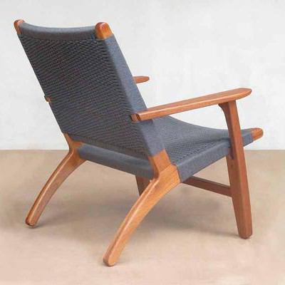 Masaya Build Your Own - Abuelo Woven Manila Lounge Chair | Lounge Chairs | Modishstore - 4