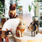 Roost Brushy Kitty Ornaments - Set Of 12-5