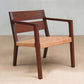 Masaya Managua Arm Chair - Barley Leather And Rosita Walnut | Armchairs | Modishstore