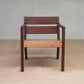 Masaya Managua Arm Chair - Barley Leather And Rosita Walnut | Armchairs | Modishstore - 4