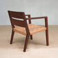 Masaya Managua Arm Chair - Barley Leather And Rosita Walnut | Armchairs | Modishstore - 3