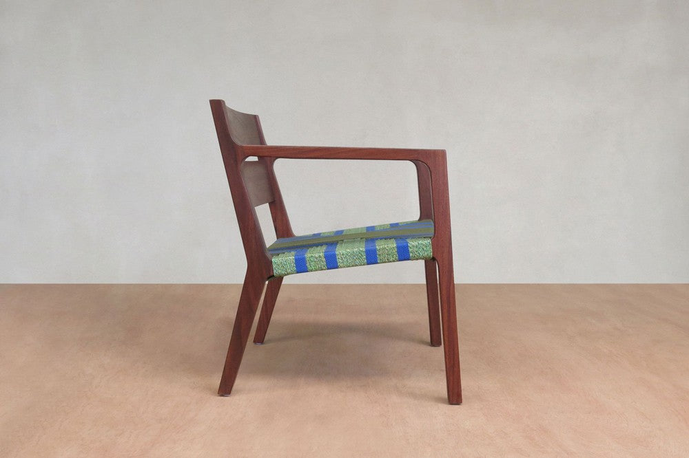 Masaya Managua Arm Chair - Handwoven And Rosita Walnut | Armchairs | Modishstore - 4