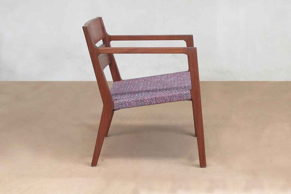 Masaya Managua Woven Manila Arm Chair - Vino Jaspe Blend | Armchairs | Modishstore - 5