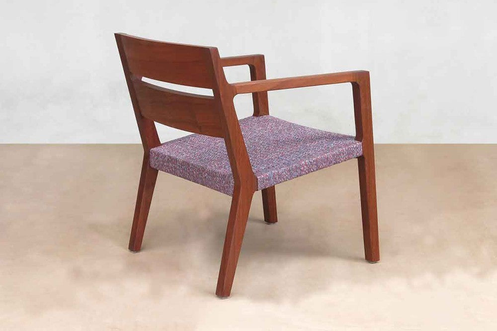 Masaya Managua Woven Manila Arm Chair - Vino Jaspe Blend | Armchairs | Modishstore - 4