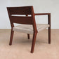 Masaya Managua Arm Chair - Handwoven Khaki Manila And Rosita Walnut | Armchairs | Modishstore - 2