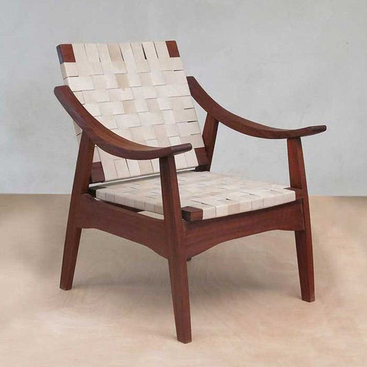 Masaya Izapa Arm Chair - Rosila Walnut | Armchairs | Modishstore