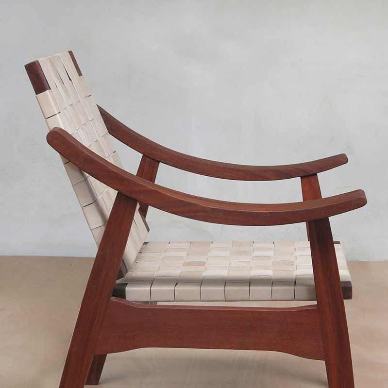 Masaya Izapa Arm Chair - Rosila Walnut | Armchairs | Modishstore - 4