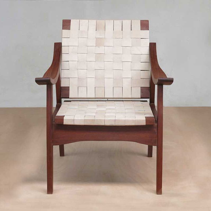 Masaya Izapa Arm Chair - Rosila Walnut | Armchairs | Modishstore - 3