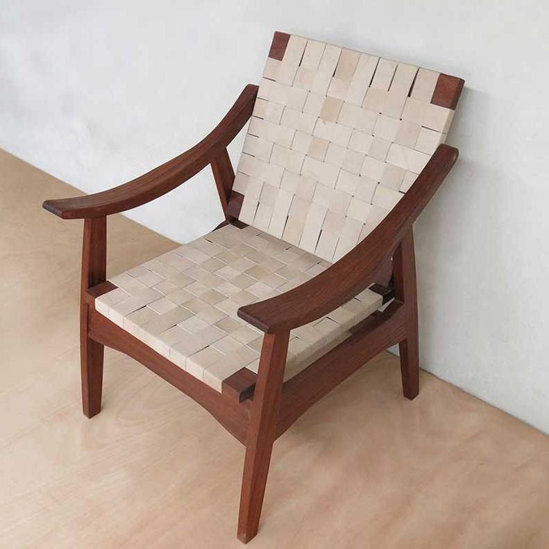 Masaya Izapa Arm Chair - Rosila Walnut | Armchairs | Modishstore - 2