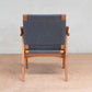 Masaya Izapa Woven Arm Chair - Charcoal | Armchairs | Modishstore - 6