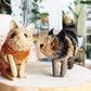 Roost Brushy Kitty Ornaments - Set Of 12-6