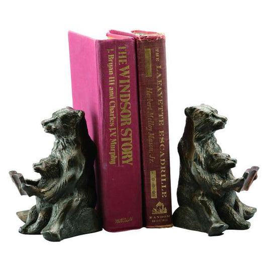 Reading Bear Bookends By SPI Home | Bookends | Modishstore